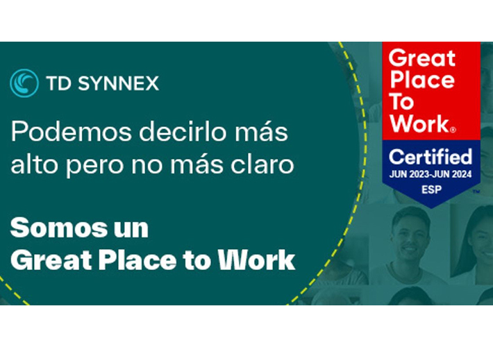 foto TD SYNNEX obtiene la certificación™ Great Place to Work®
